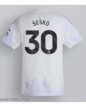 Billige Fotballdrakt Manchester United Benjamin Sesko #30 Replika Bortedrakt 2025-26 Kortermet Billige Fotballdrakt Manchester United Benjamin Sesko #30 Replika Bortedrakt 2025-26 Kortermet